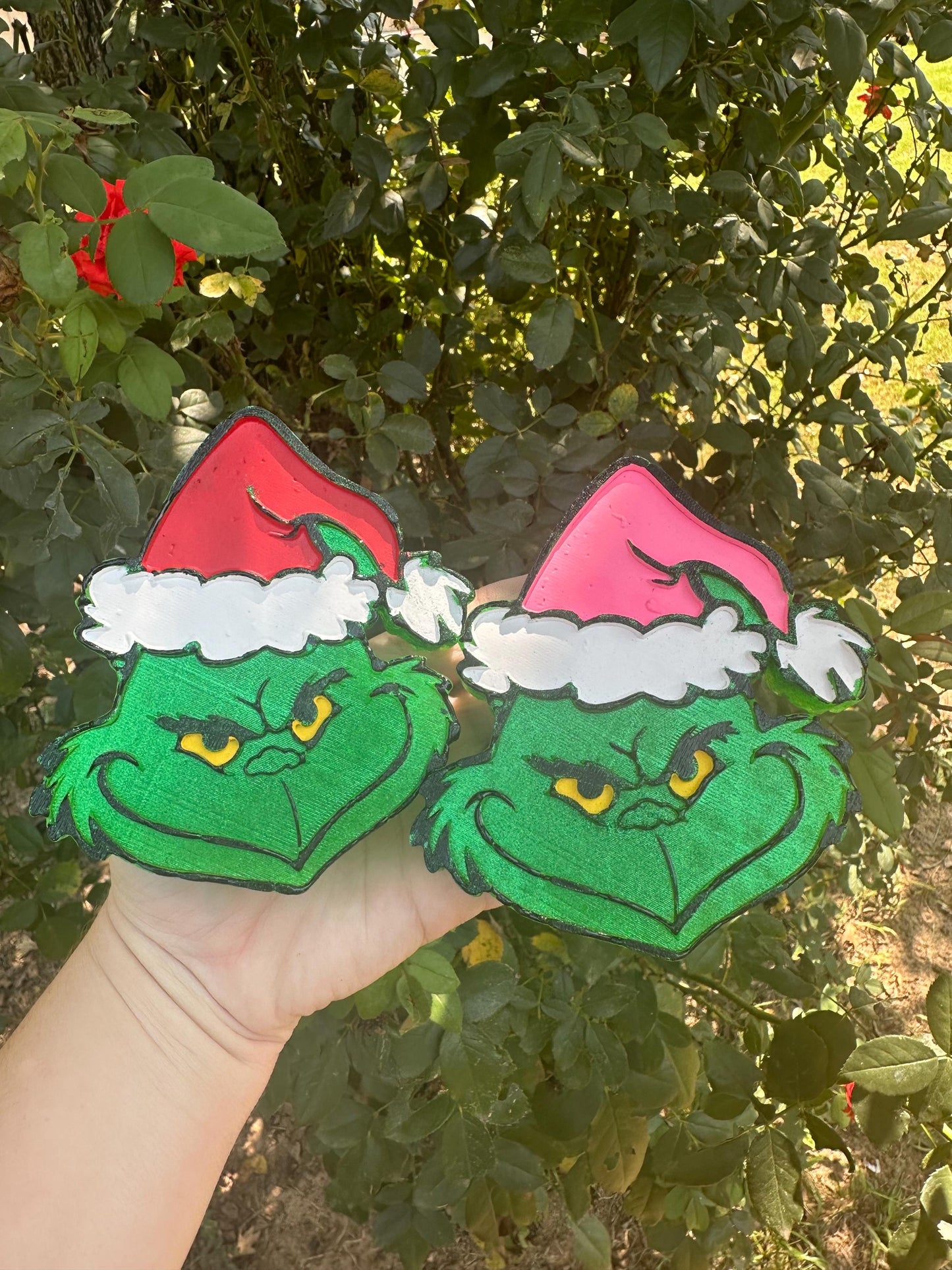 Grumpy Santa Car Freshie, Car Scent, Car Freshener, Aroma Bead Car Scents, Christmas Car Freshies