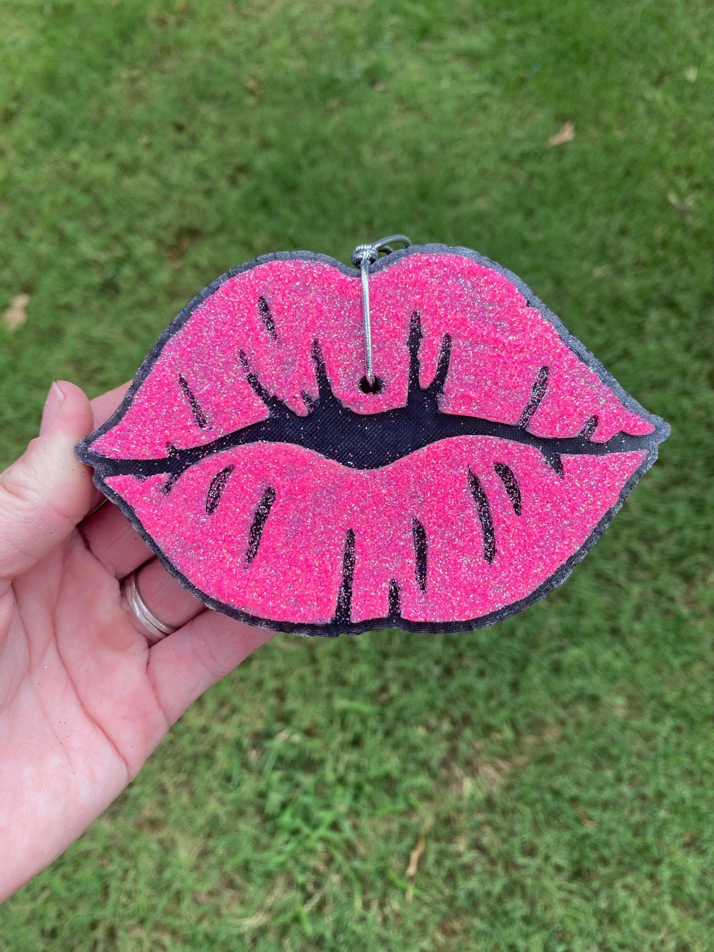 Glitter lips car Freshie, Car Scent, Aroma Bead Car Scents, Western Car FRESHIES, Valentine’s Day FRESHIES