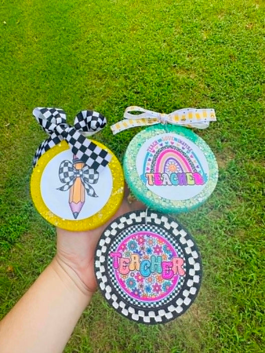 Teacher Car Freshies. Back to School gifts, Teacher Gifts, Car Freshies