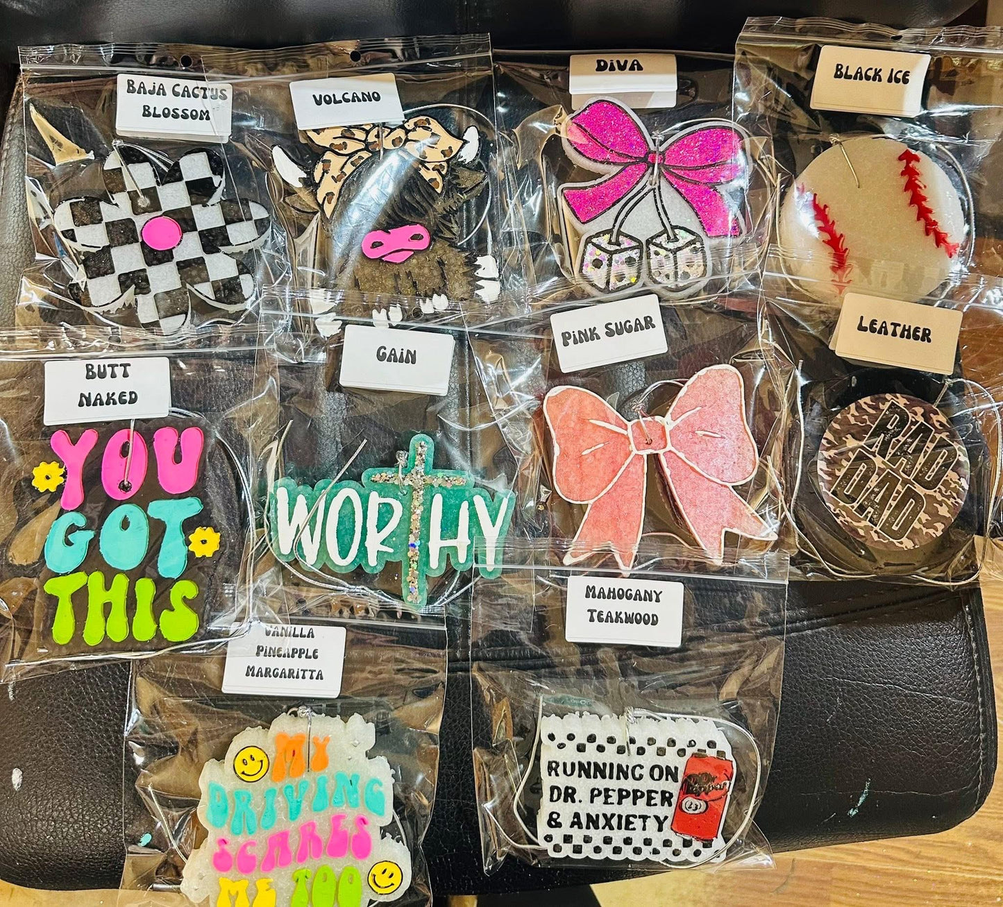 Wholesale Car Freshies, Car Scents, Car Fresheners, Aroma Bead Freshies 10/15/20 Pack READ ITEM DETAILS