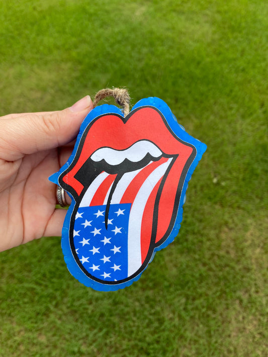Tongue/Lip Car Freshie, Car Scent, Car Freshener, Aroma Bead Freshies