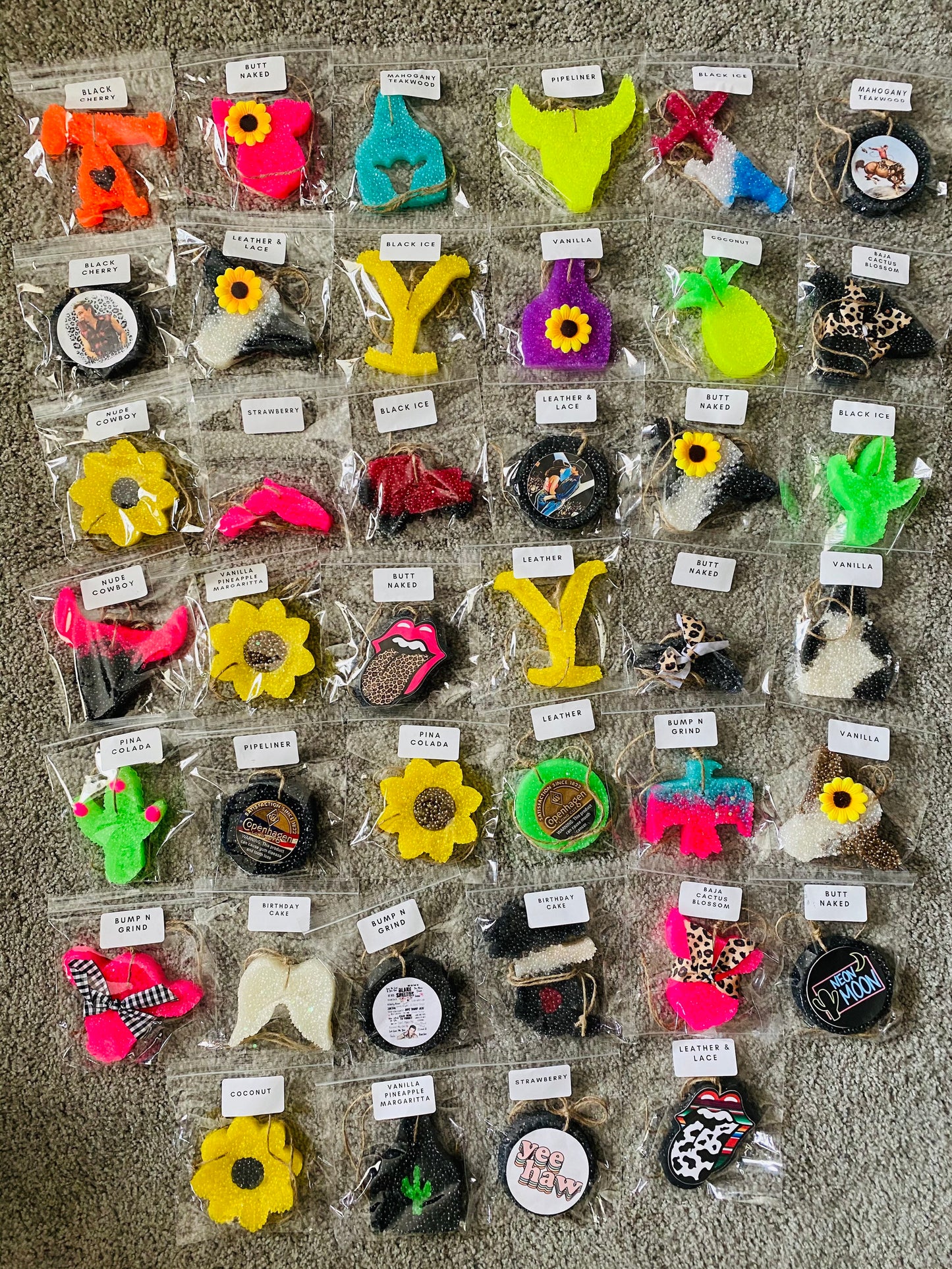 Wholesale Car Freshies, Car Scents, Car Fresheners, Aroma Bead Freshies 10/15/20 Pack READ ITEM DETAILS