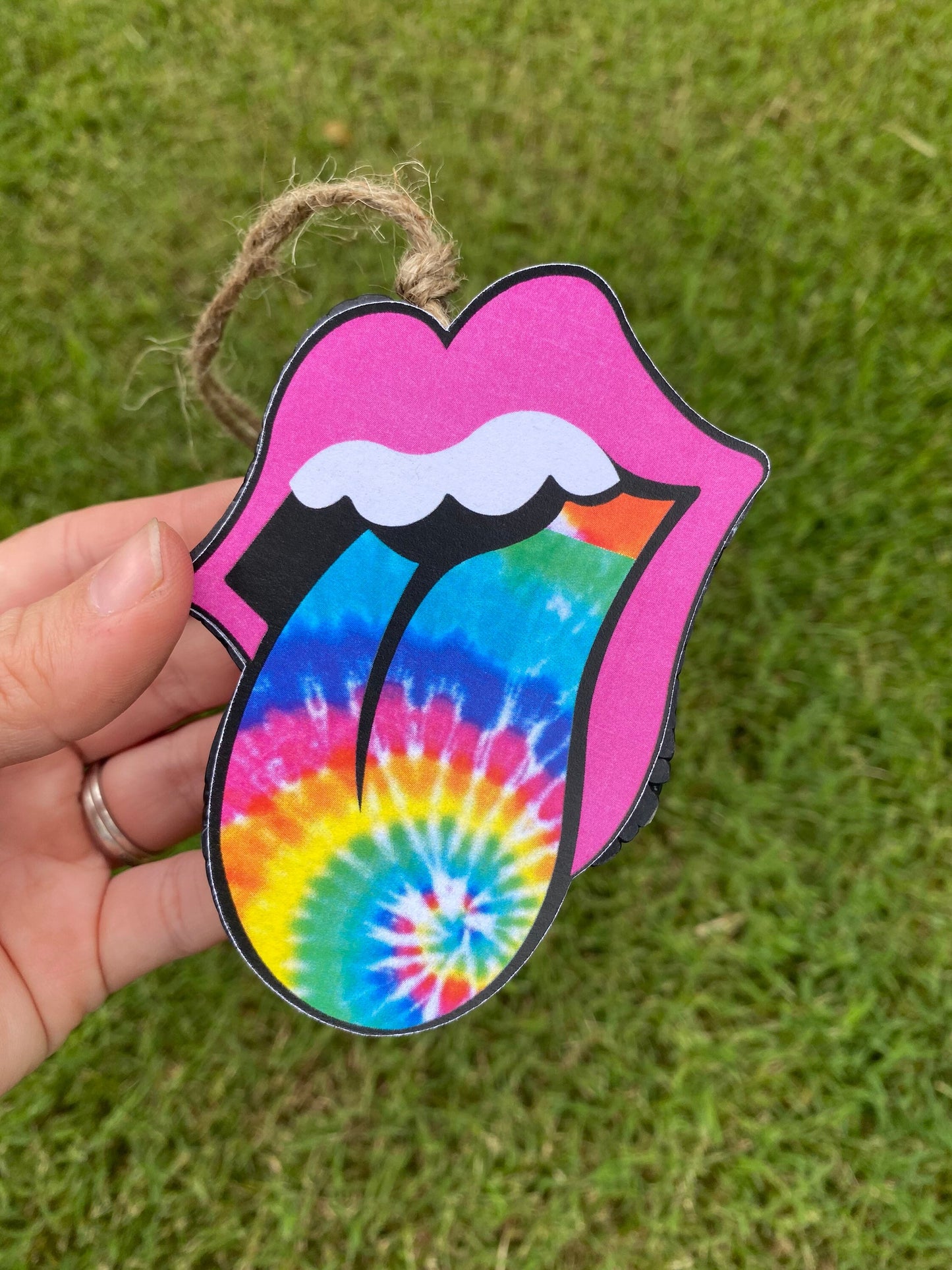 Tongue/Lip Freshie, Car Freshie, Car Scent, Car Freshener, Lip Freshie, Rolling Stone Tongue, Aroma Bead Freshies