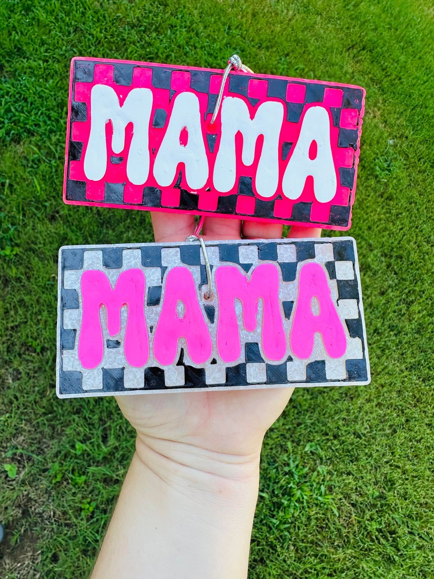 Checkered Mama Car Freshie, Mama Car Freshies, Wholesale Car Freshies, Western Car Freshies