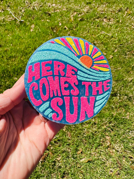 Here Comes the Sun Car Freshie, Summer Car Freshies, Wholesale Freshies, Custom Car Freshies