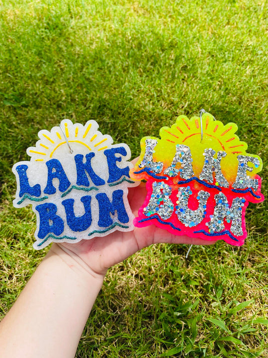 Lake Bum Car Freshie, Lake Car Freshies, Custom Car Freshies, Western Car Freshies,