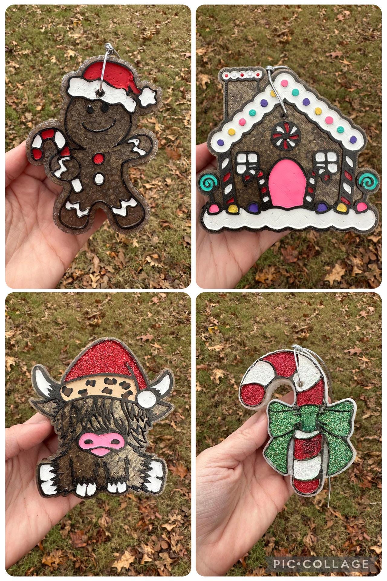 Christmas Car Freshies, Gingerbread Car Freshies, Candy Cane Car Freshies, Wholesale Car Freshies