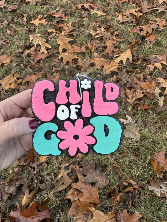 Child of God Car Freshies, Wholsale Car Freshies, Custom Car Freshies,
