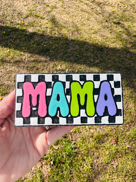 Checkered Mama Car Freshie, Mama Car Freshies, Wholesale Car Freshies, Western Car Freshies