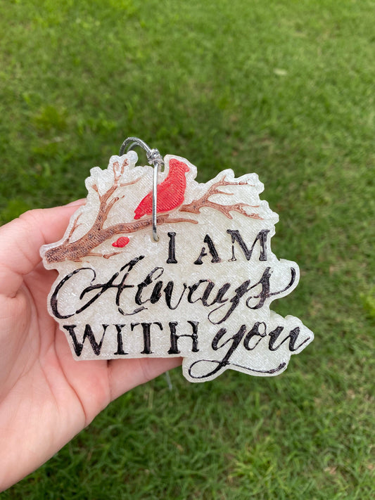 I Am Always With You Car Freshie, Aroma Bead Car Scents, Remembrance Car FRESHIES