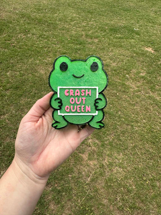 Crash Out Queen Car Freshies, Crash out Car Freshies, Frog Car Freshies, Funny Car Freshies, Snarky Car Freshies