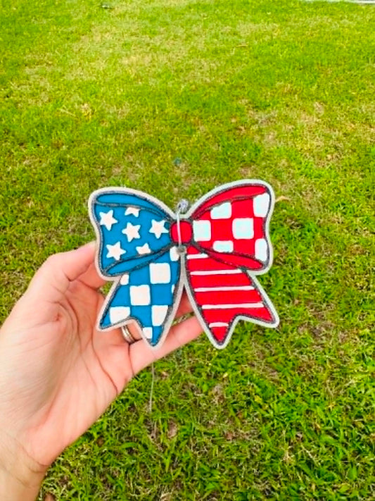 USA Bow Car Freshies, Bow Car Freshies, Wholesale Car Freshies