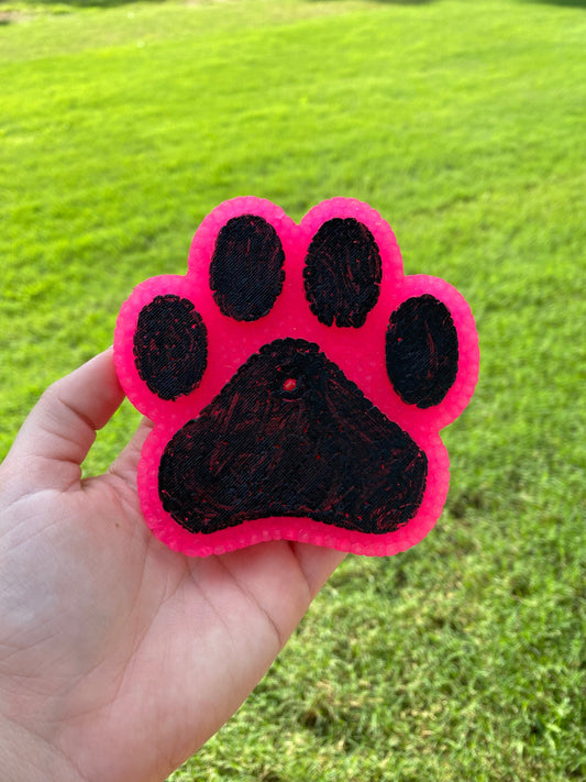 Paw Print Car Freshies, Car Freshener, Car Scent, Custom Car Freshener, Aroma Bead Car Freshies