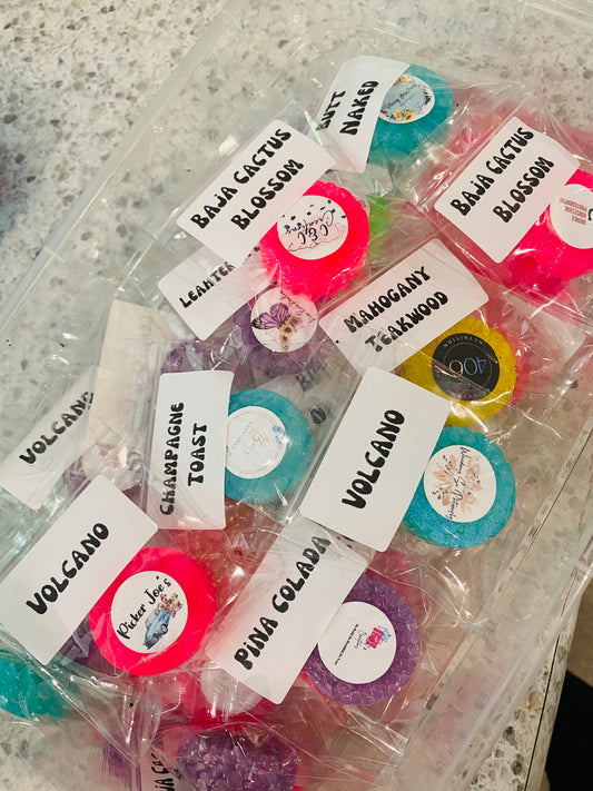 Mini logo Freshie freebies, boutique package fillers, wholesale car freshies, bull wholesale freshies, package fillers