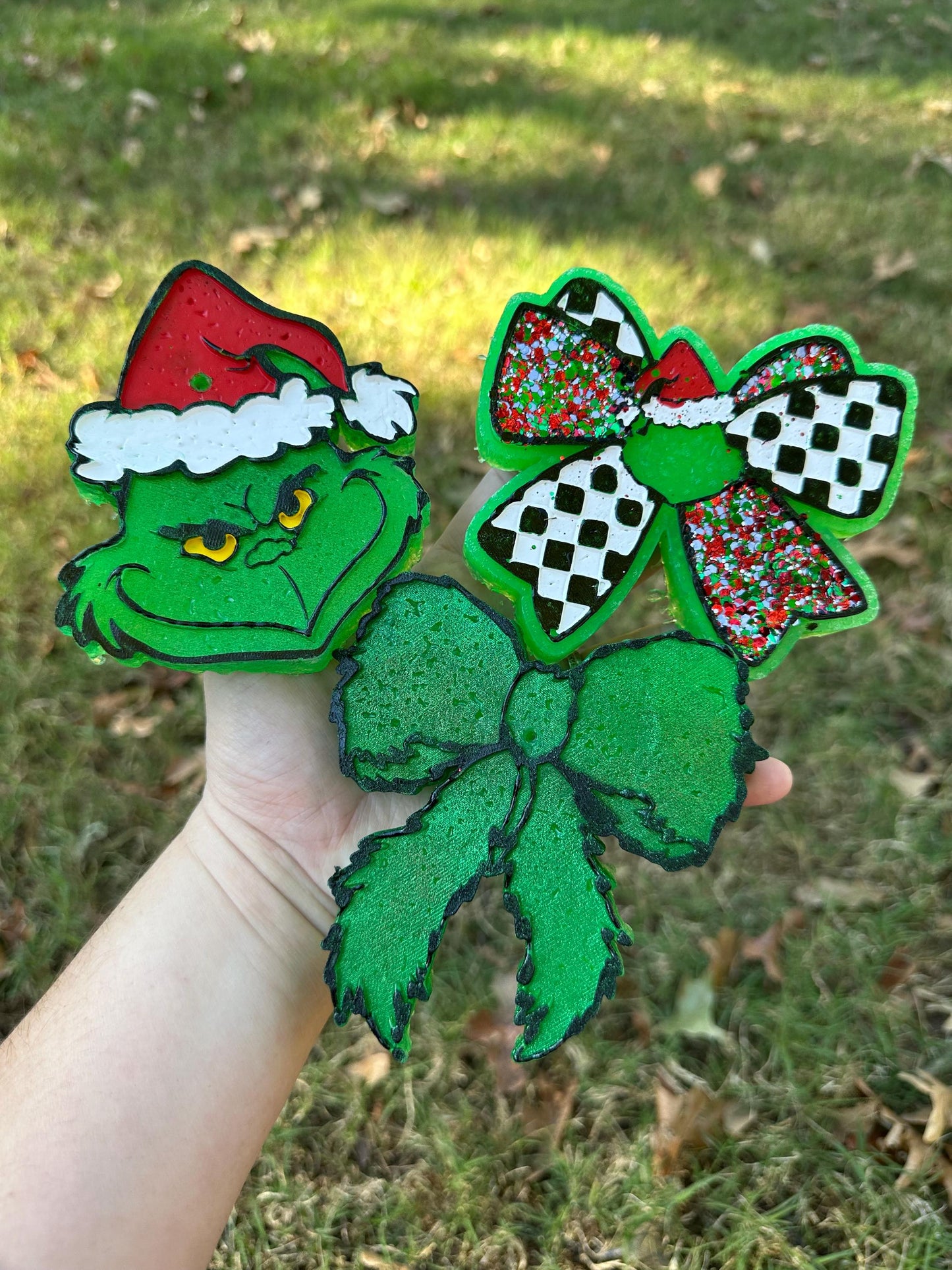 Christmas Car Freshies, Santa Freshies, Grumpy Santa Freshies, Snowflake Freshies, Gingerbread Freshies, Wholesale Car Freshies