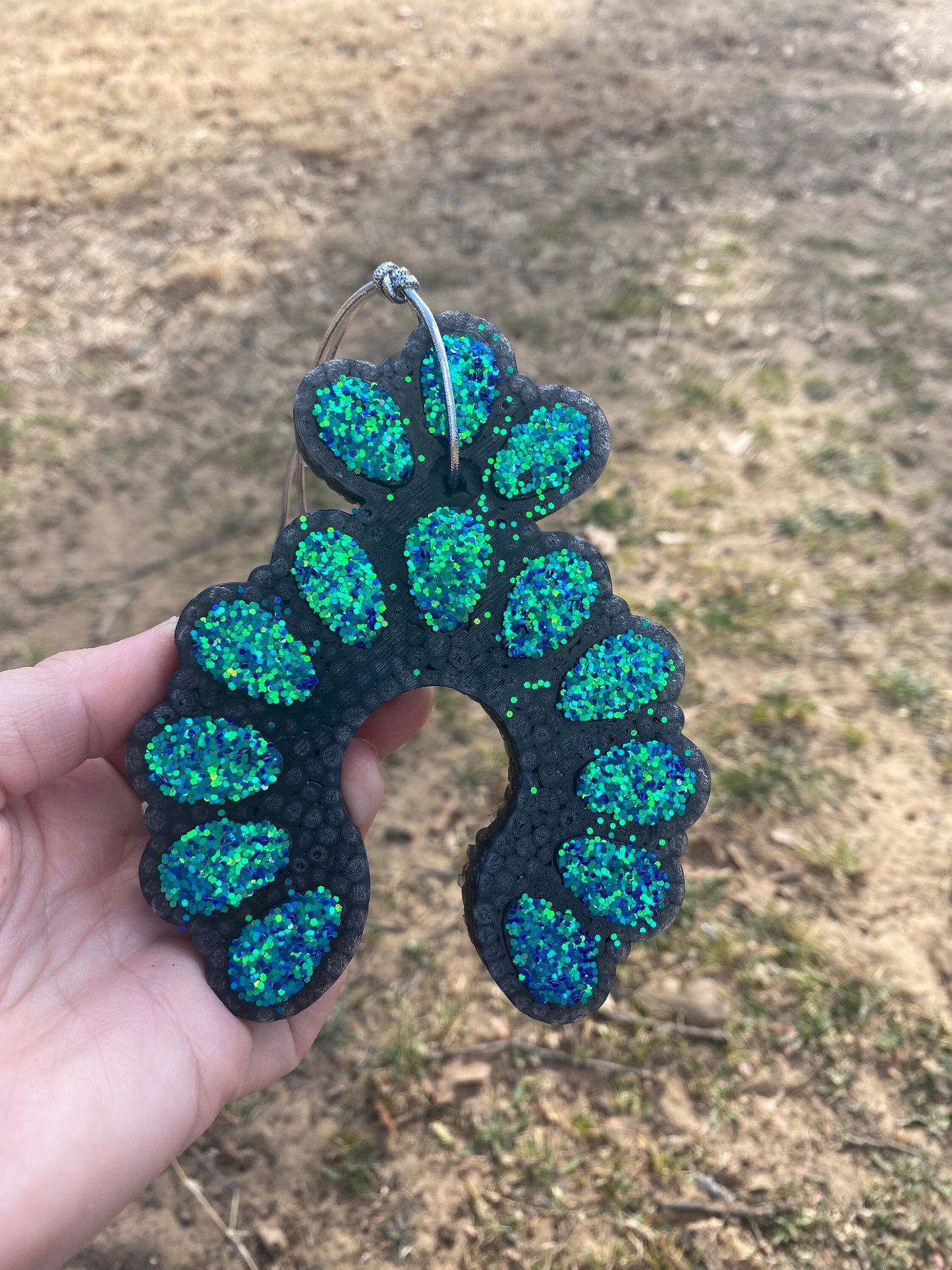 Squash Blossom Car Freshie, Western Car Freshies, Custom Car Freshies, Wholesale car Freshies, Aroma Bead Car Scents