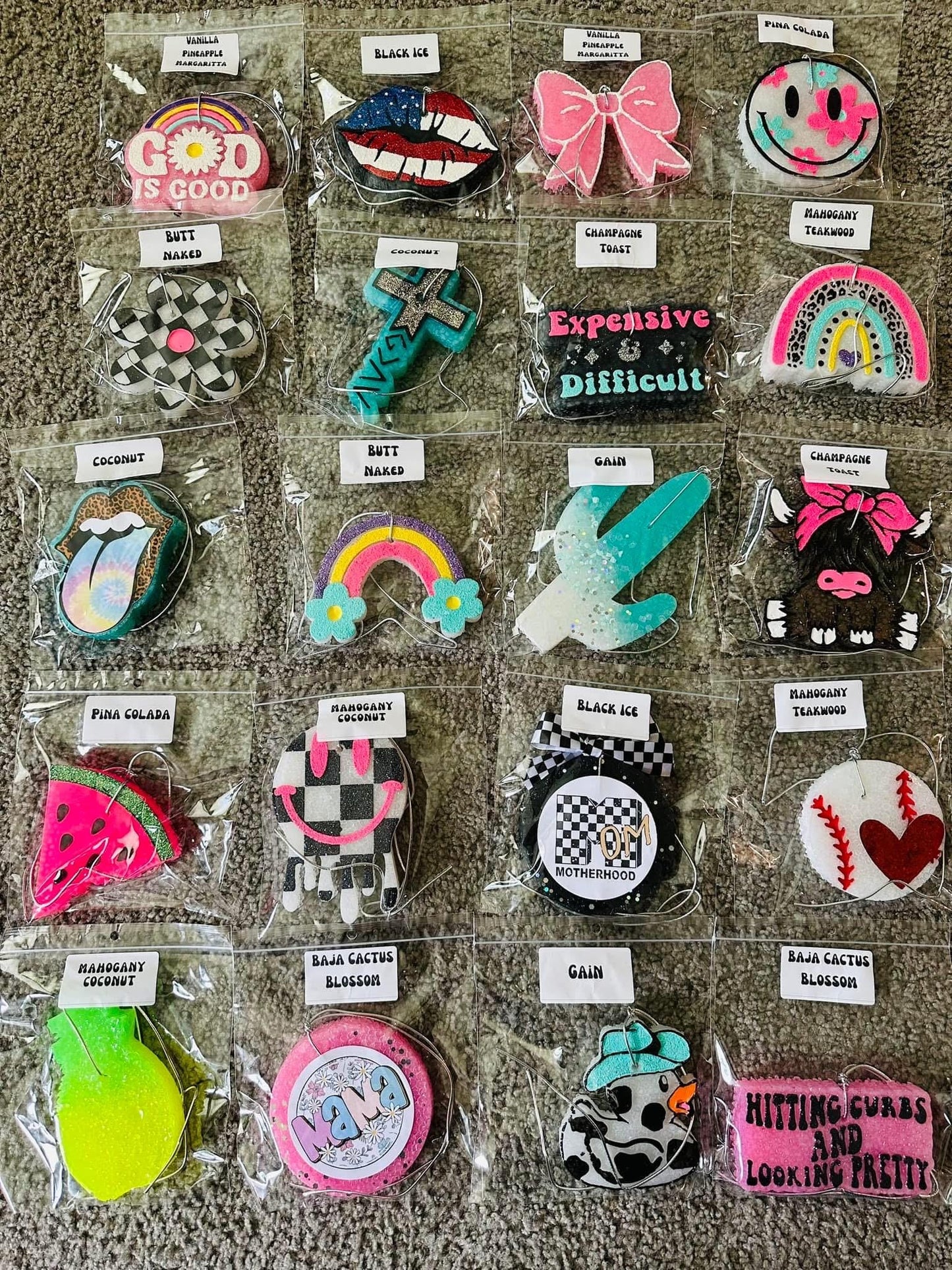 Wholesale Car Freshies, Car Scents, Car Fresheners, Aroma Bead Freshies 10/15/20 Pack READ ITEM DETAILS
