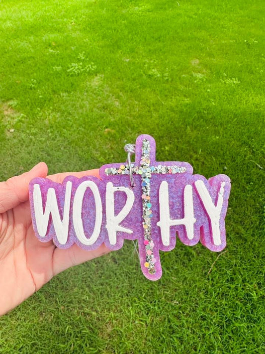 Worthy Car Freshie, Christian Car FRESHIES, Wholesale Car FRESHIES