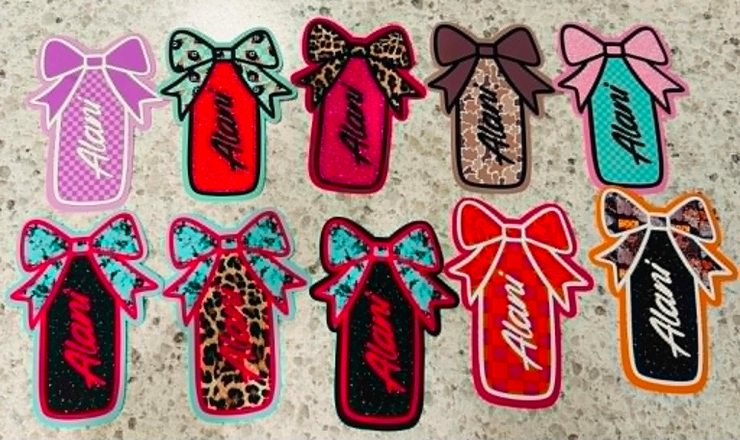 Alani Cardstock Car Freshie, Alani Car Freshie, Wholesale Car Freshies, Energy Drink Car Freshies
