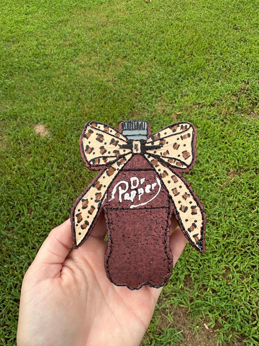 Dr Pepper with Bow Car Freshie, Dr Pepper Car Freshies, Dr Pepper Freshies, Wholesale Freshies