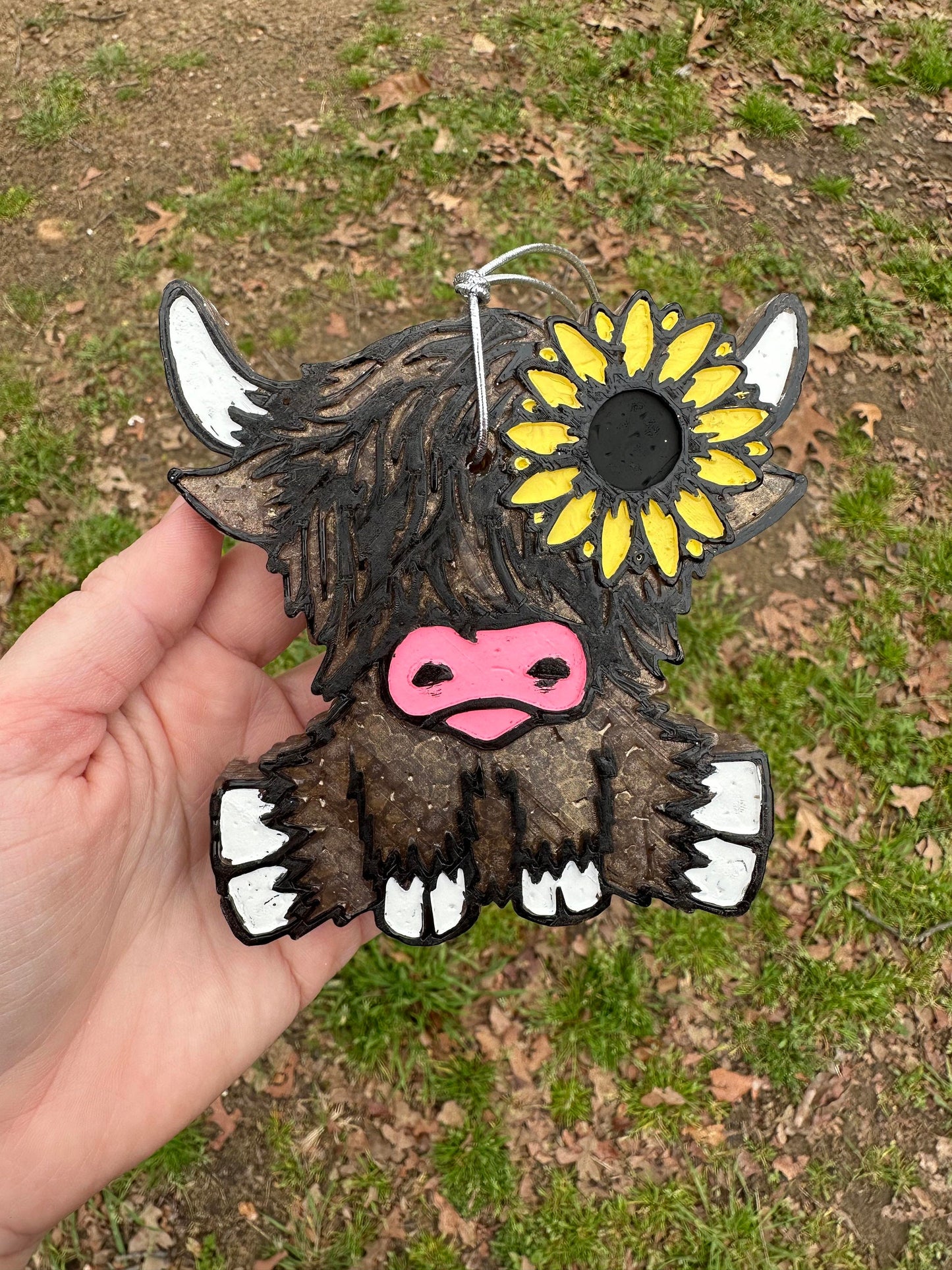 Highland Cow Car Freshies, Cow Car Freshies, Highland Freshies, Wholesale Freshies, Custom Car Freshies