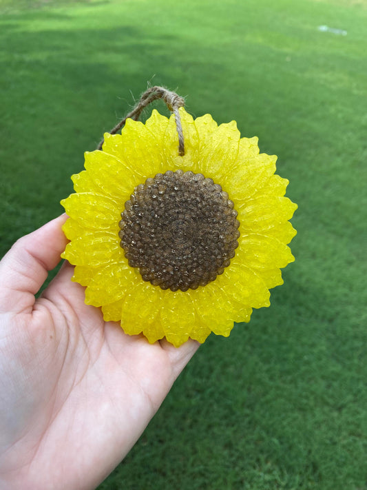 Sunflower Car freshie, Car Scent, Car freshener, Aroma Bead Freshies, Custom Car Freshies, Sunflower Freshies