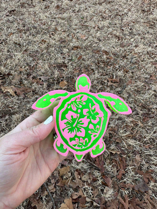 Turtle Car Freshie, Car Freshener, Car Scent, Aroma Bead Freshies