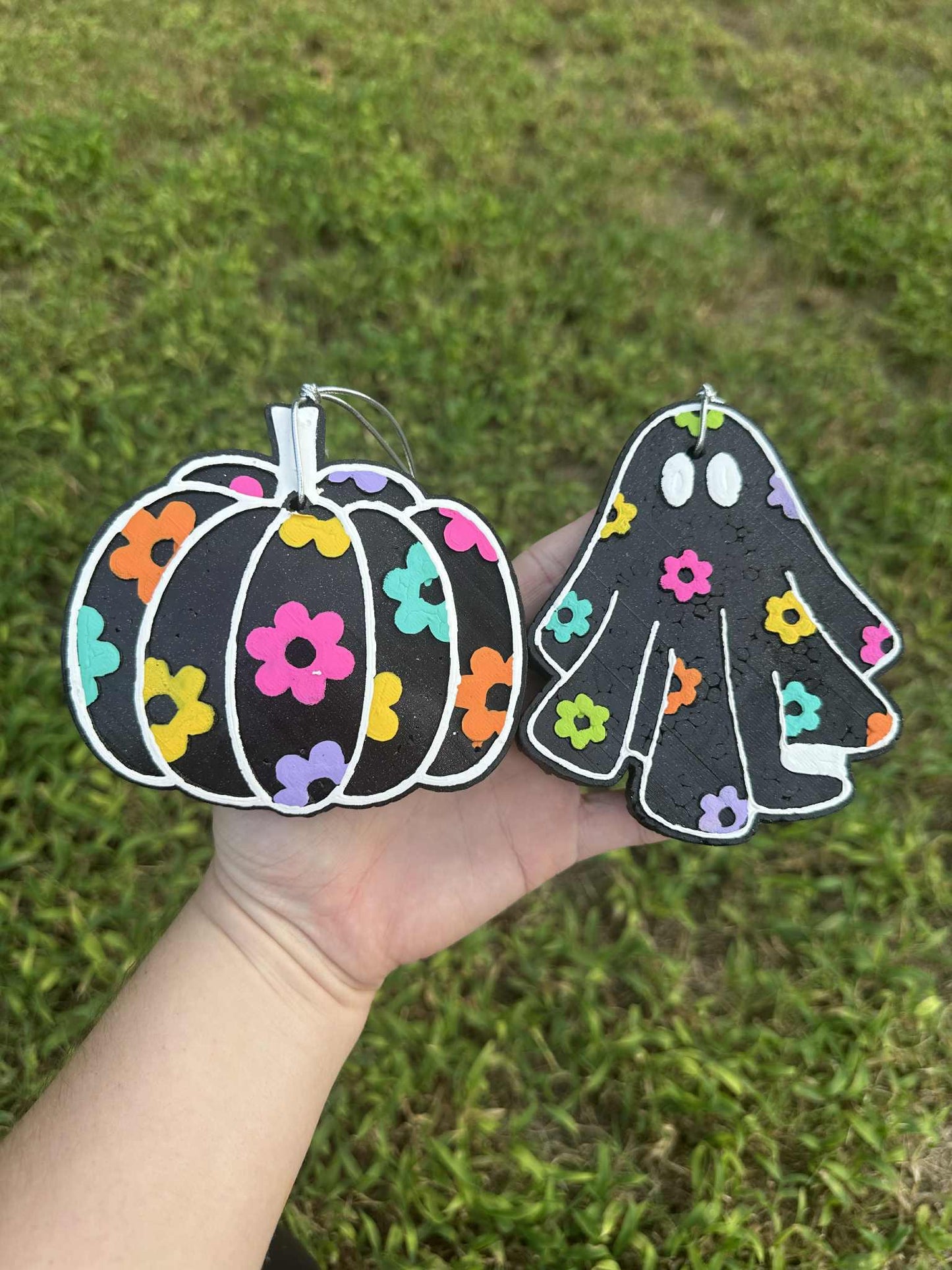 Halloween Freshies, Ghost Face Freshies, Pumpkin Freshies,Checkered Print Freshies, Wholesale Freshies, Fall Car Freshies