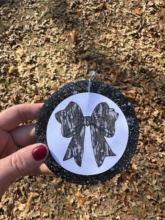 Camo Bow Car Freshies, Bow Car Freshie, Wholesale Freshies, Custom Car Freshies