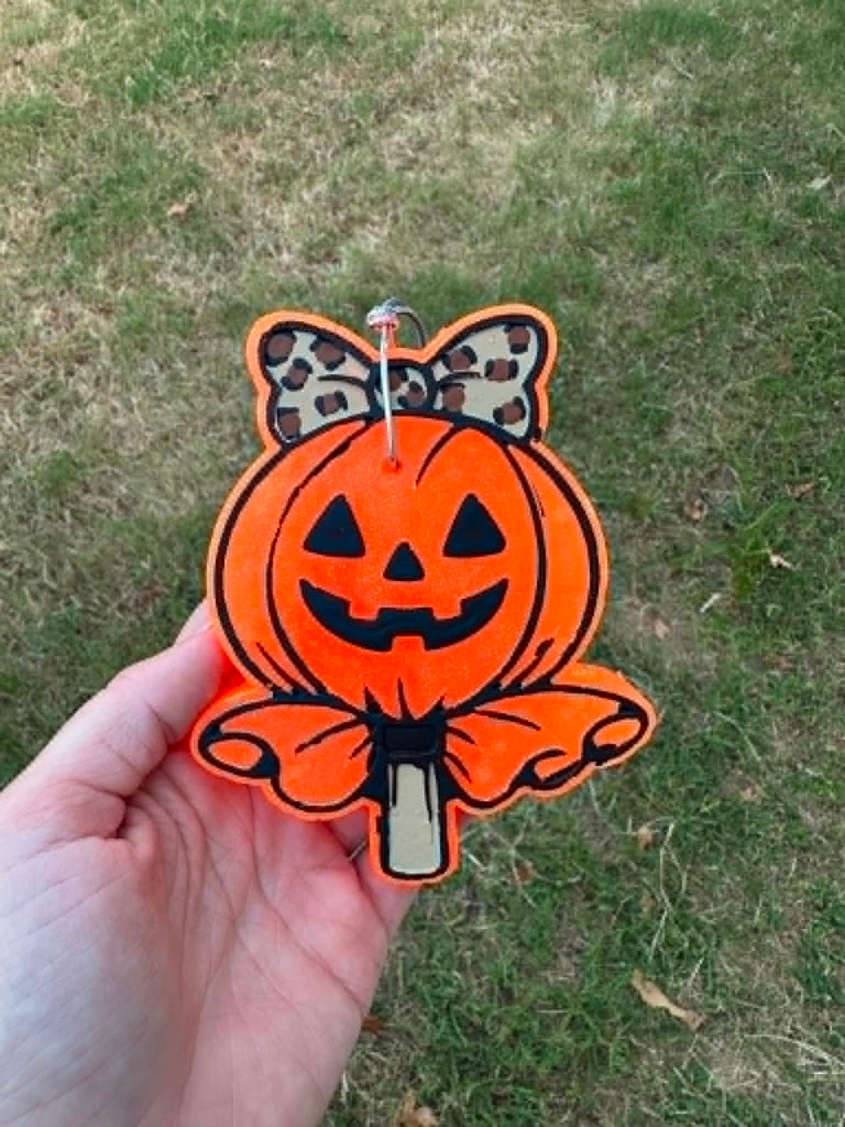 Jack-O-Lantern Lollipop Car Freshies, Halloween Car Freshies, Fall Car Freshies