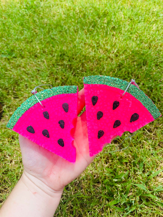 Watermelon Car Freshie, Car Scent, Car Freshener, Aroma Bead Freshies, Custom Car Freshies
