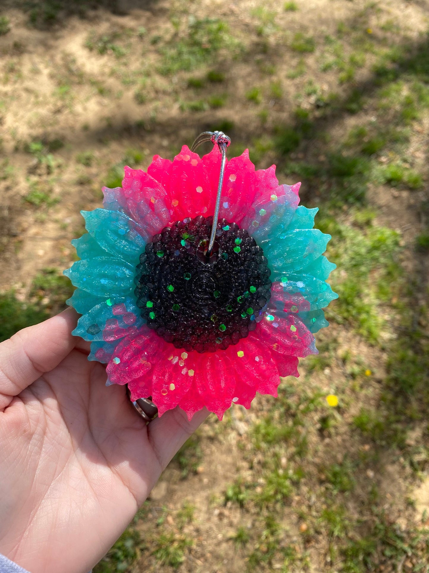 Sunflower Car freshie, Car Scent, Car freshener, Aroma Bead Freshies, Custom Car Freshies, Sunflower Freshies